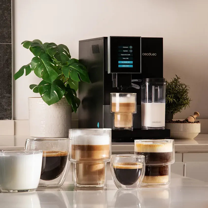 Cecotec Cremmaet Compactccino Black Silver Szuperautomata Eszpresszó Kávéfőző