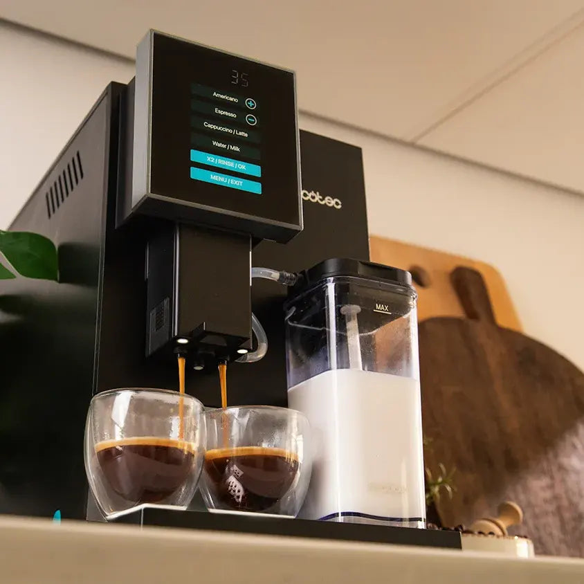 Cecotec Cremmaet Compactccino Black Silver Szuperautomata Eszpresszó Kávéfőző