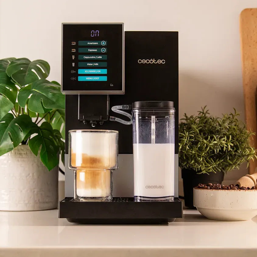 Cecotec Cremmaet Compactccino Black Silver Szuperautomata Eszpresszó Kávéfőző