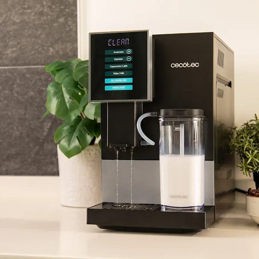 Cecotec Cremmaet Compactccino Black Silver Szuperautomata Eszpresszó Kávéfőző