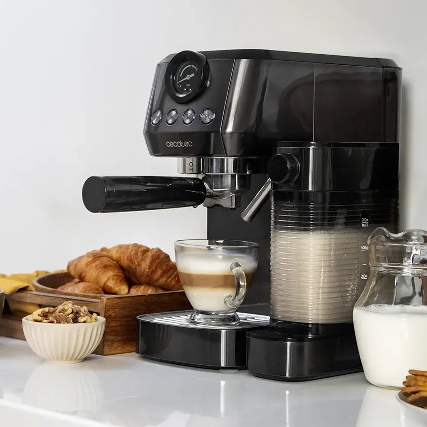 Cecotec 01985 Power Espresso 20 Steel Pro Latte Semiautomatic Coffee Machine Karos Presszó Kávéfőző