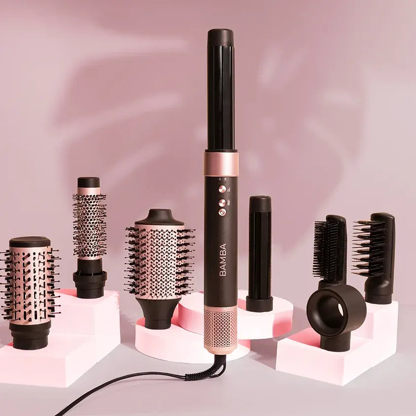 Cecotec Bamba CeramicCare AirGlam Black - Hajformázó és hajszárító 