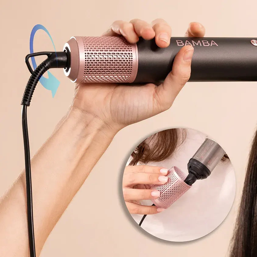 Cecotec Bamba CeramicCare AirGlam Black - Hajformázó és hajszárító 