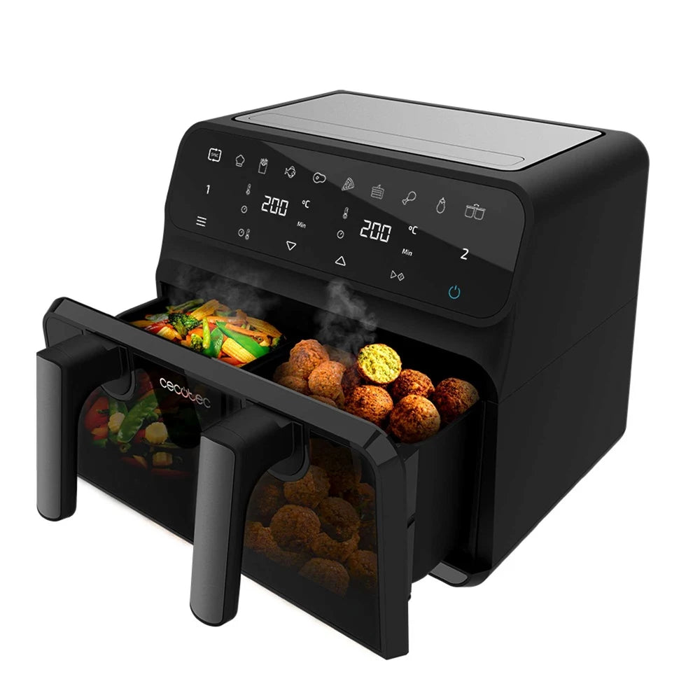 Cecotec Cecofry Advance 9000 Window - AirFryer duplakosaras