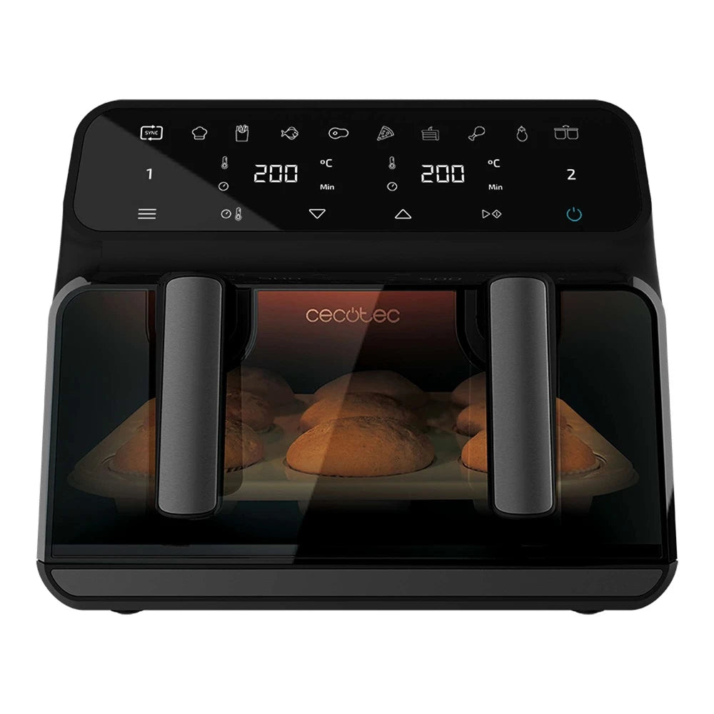 Cecotec Cecofry Advance 9000 Window - AirFryer duplakosaras