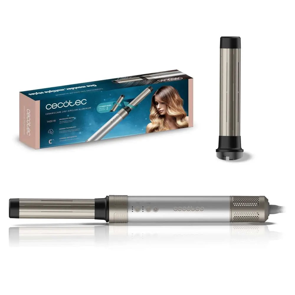 Cecotec CeramicCare 2in1 AirGlam Aluminum hajformázó