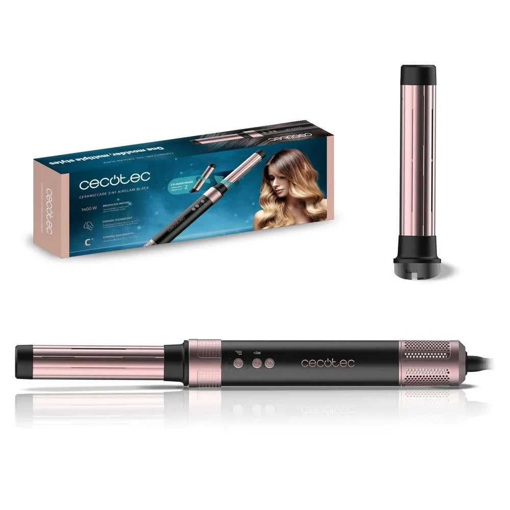 Cecotec CeramicCare 2in1 AirGlam Black hajformázó
