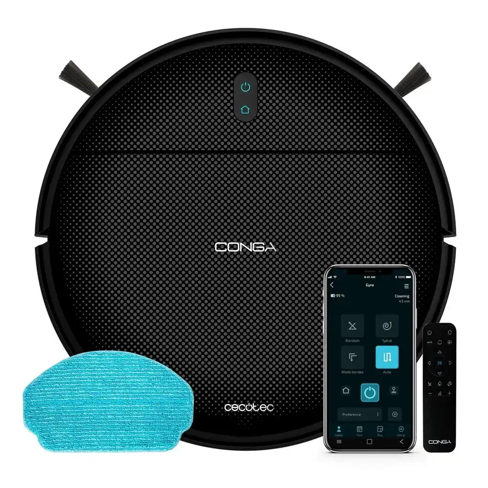 Cecotec Conga 999 Origin Genesis Robotporszívó - Fekete