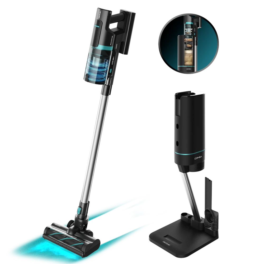 Cecotec Conga Rockstar 10000 Nebula Station - vezeték nélküli porszívó
