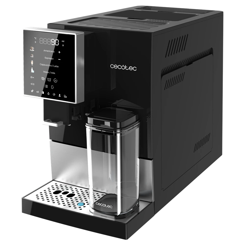 Cecotec Cremmaet Compactccino Black Silver Szuperautomata Eszpresszó Kávéfőző