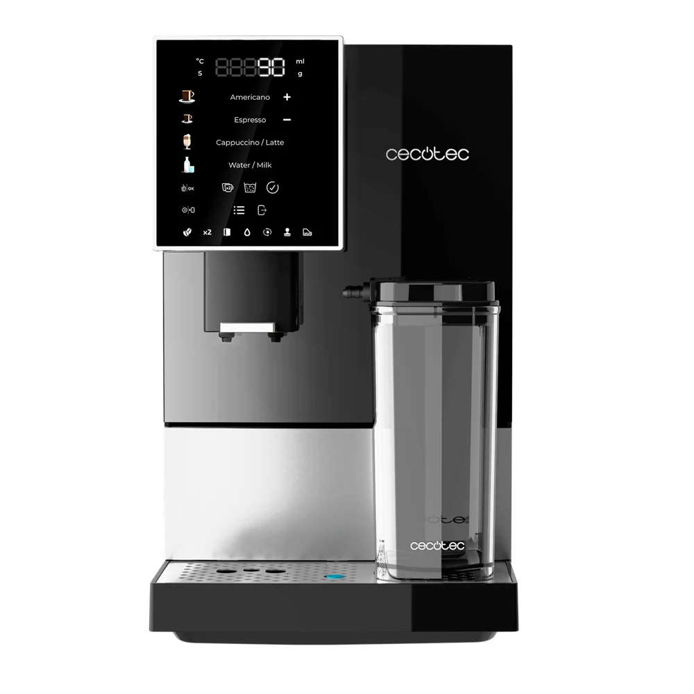 Cecotec Cremmaet Compactccino Black Silver Szuperautomata Eszpresszó Kávéfőző