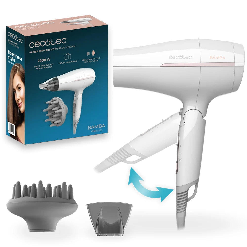 Cecotec IoniCare Power&Go Heaven - ionos hajszárító