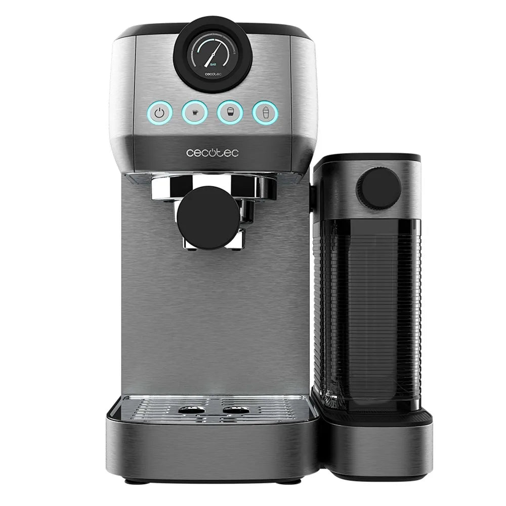 Cecotec 01985 Power Espresso 20 Steel Pro Latte Semiautomatic Coffee Machine Karos Presszó Kávéfőző