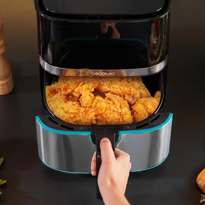 Cecotec Cecofry 5500 Pro Forrólevegős Sütő - Acél